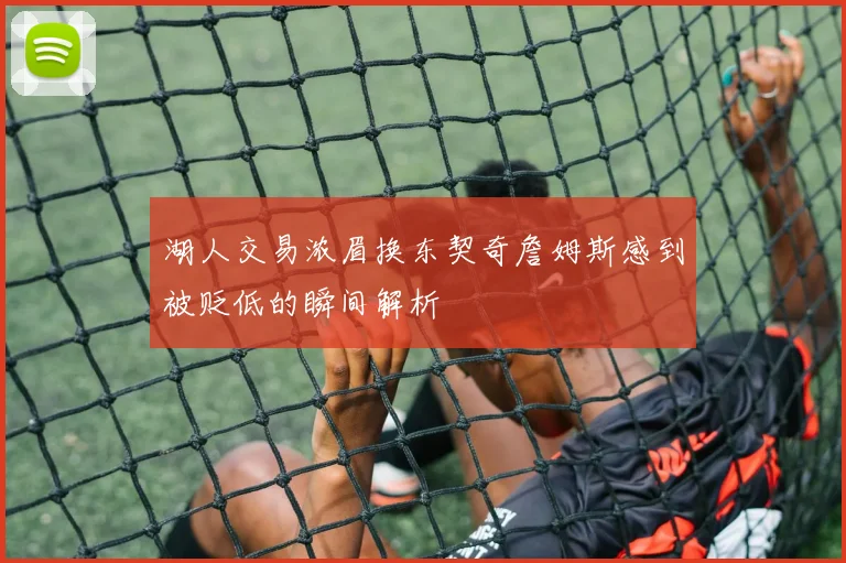 湖人交易浓眉换东契奇詹姆斯感到被贬低的瞬间解析